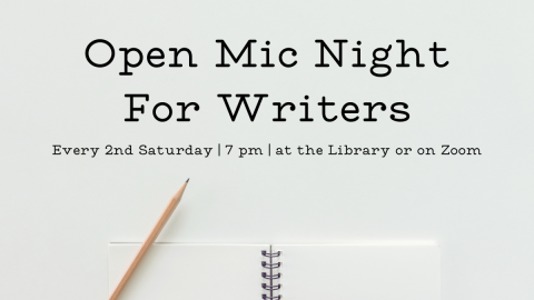 Open Mic Night for Writers