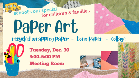 torn paper and collage 