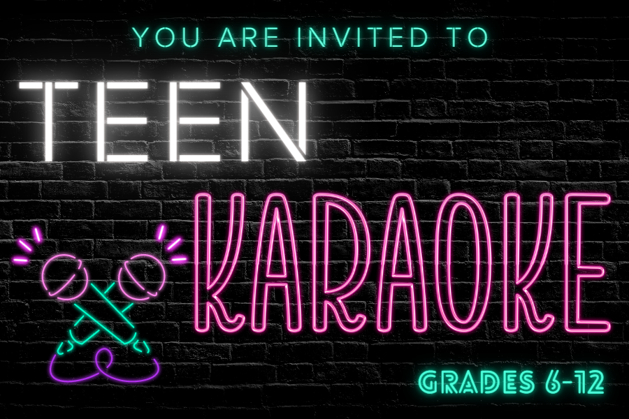 You're invited to teen karaoke