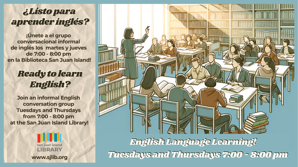 English Language Learning Class at the Library