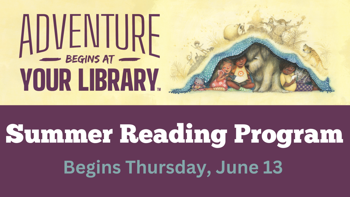 Summer Reading Program Begins June 13